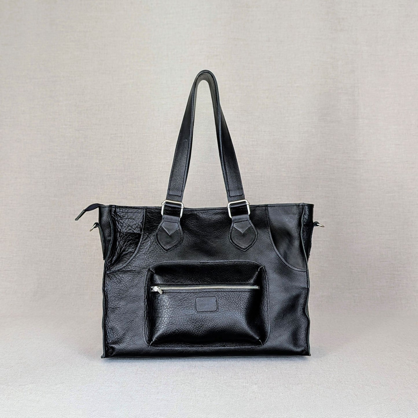 ages-bolsa-de-piel-para portátil-color-negro