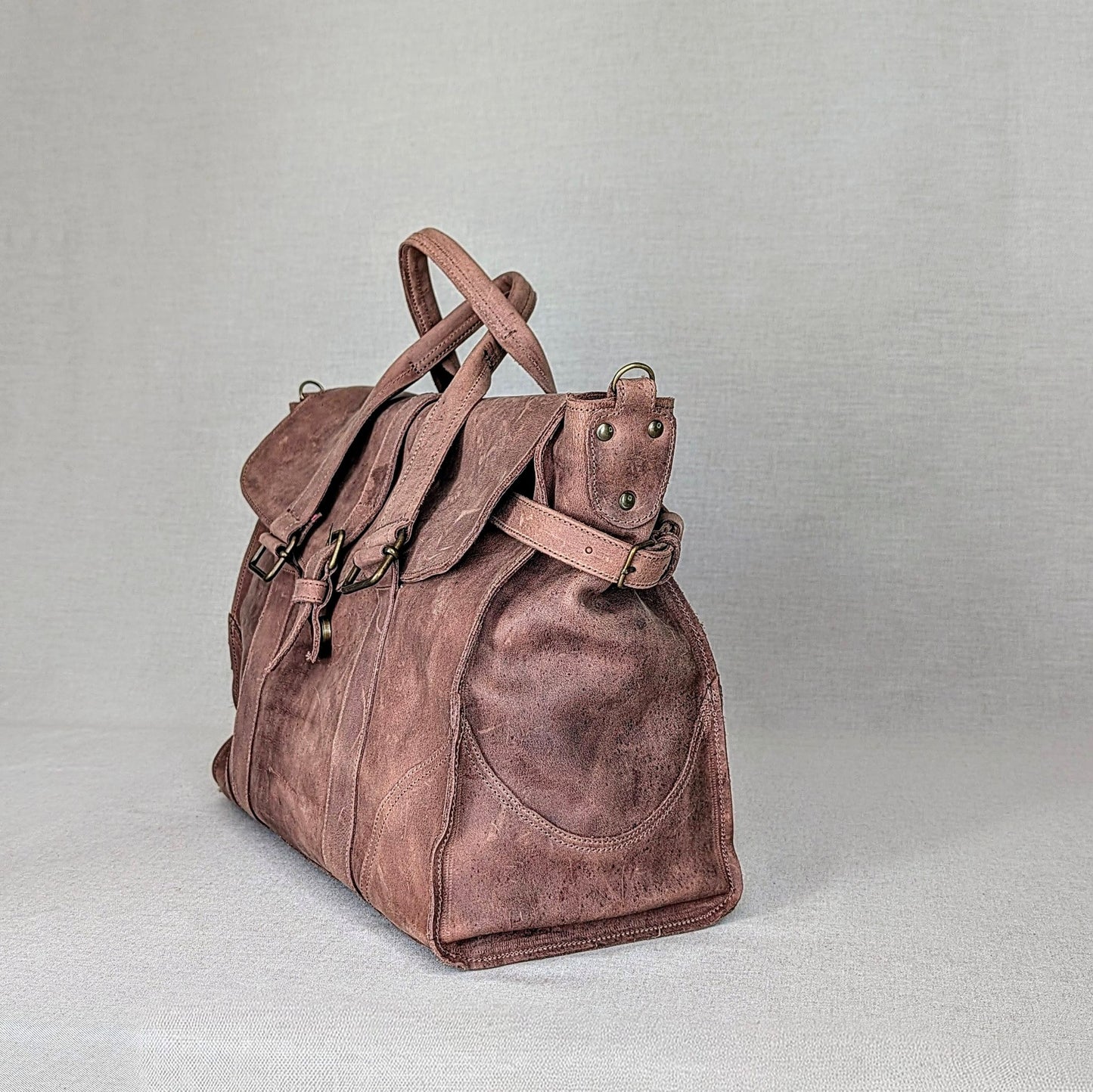 bolsa-de-viaje-CAMERON de ternera engrasada-Belice — color-taupe